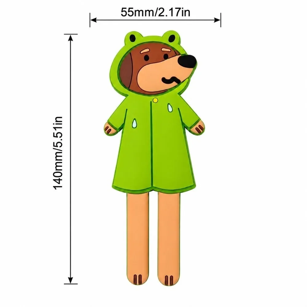 Flexible Bendable Legs Fridge Magnet Hook Cute Dachshund Dog Multi-functional Dog Fridge Magnet Reusable Magnetic Back