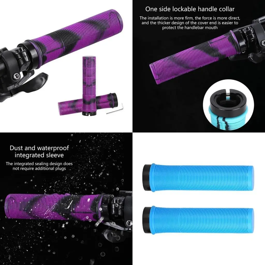 

Y1UC DeathGrip Bike Death Grip Easy to Install Grips with Soft Rubber Material