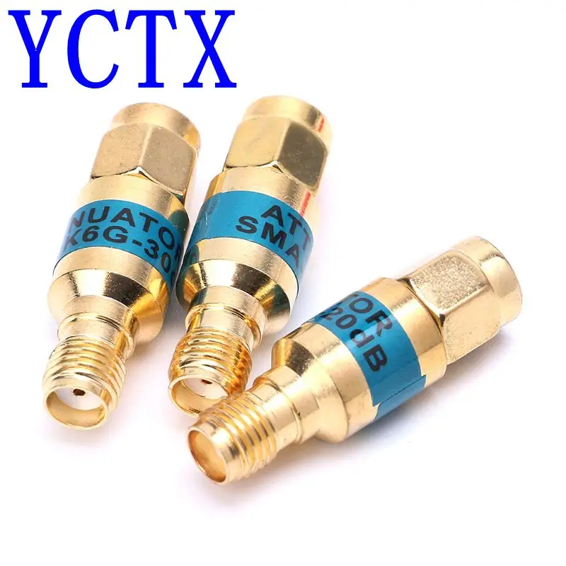 

2W DC-6GHz, SMA Male to SMA Female Coaxial RF Attenuator,1/2/3/5/6/10/15/20/25/30db Attenuator,SMA Fixed Connectors Gold Plated