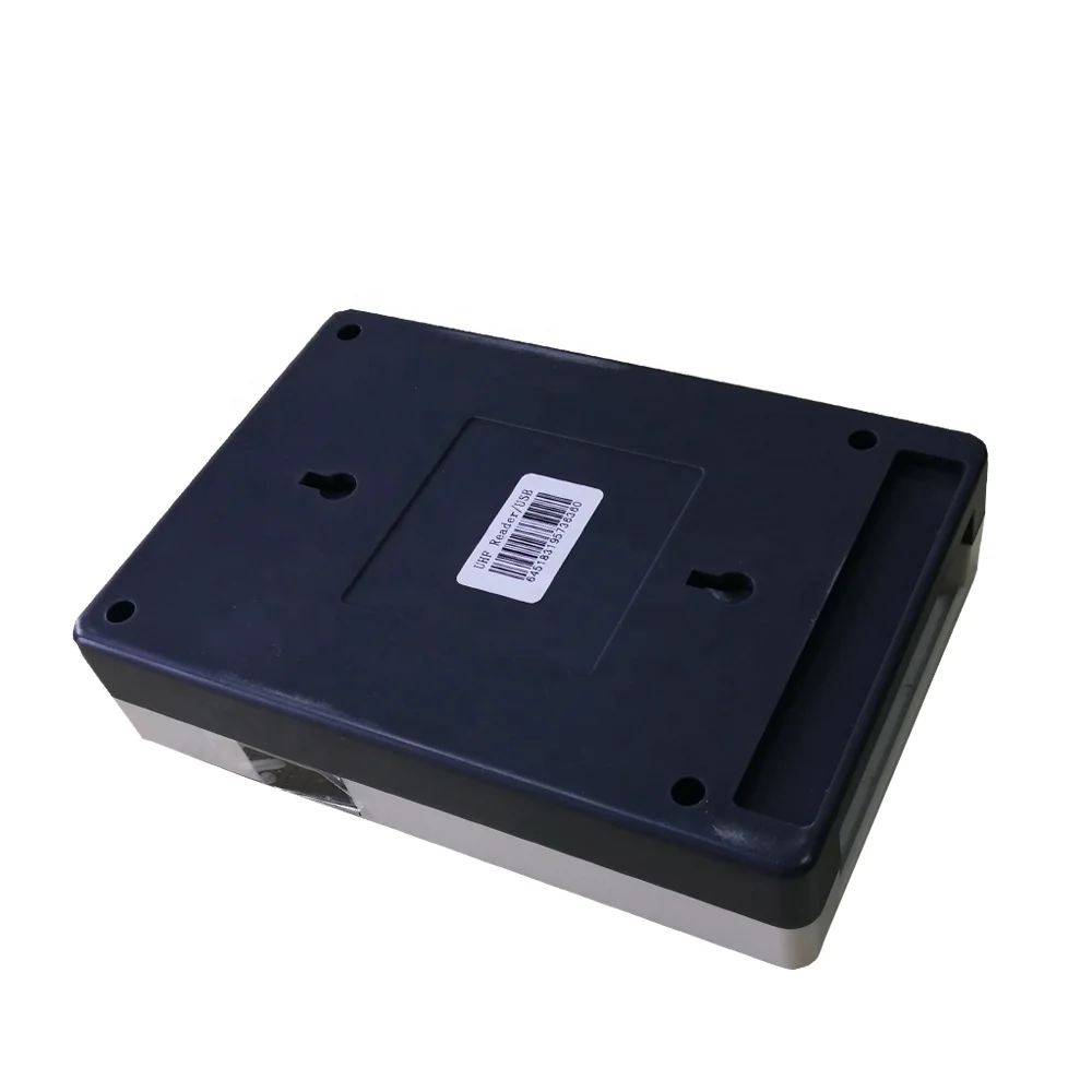 Hot-selling passive 860-960MHz ISO18000-6C/EPC GEN2 UHF RFID ABS card issuer RS232 USB desktop reader