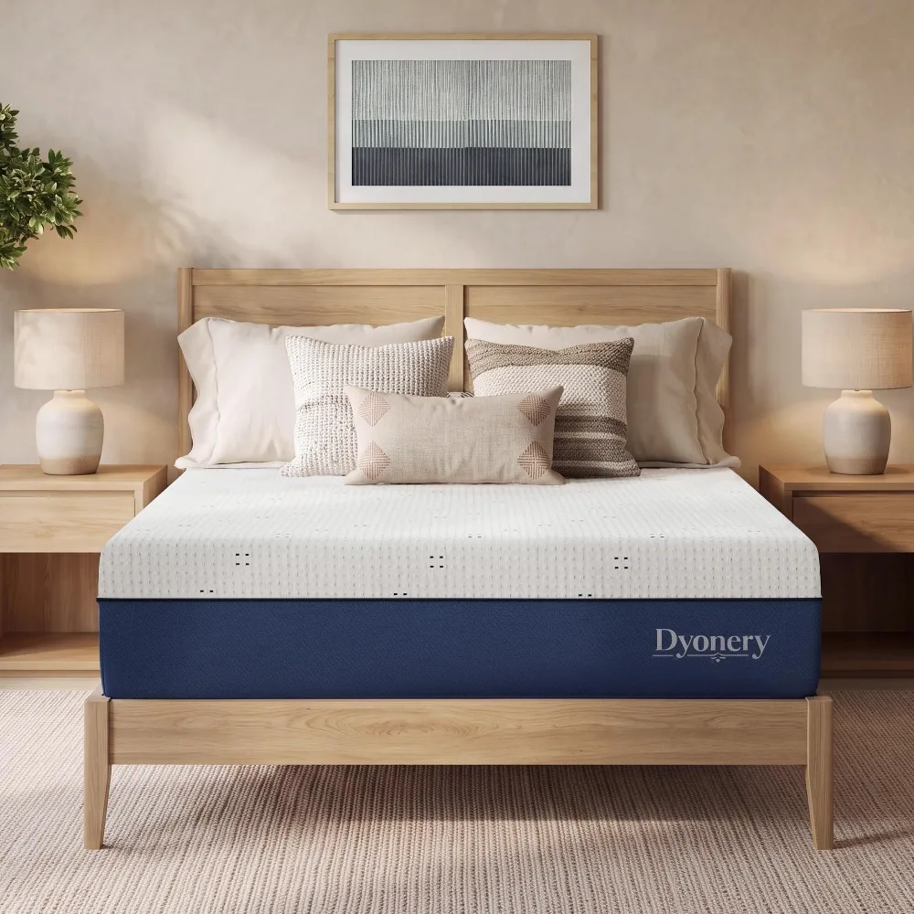 Queen Mattress 14 Inch Gel Memory Foam Mattress Firm Support
