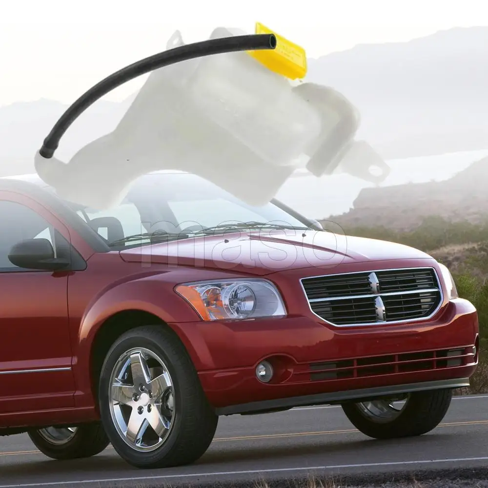 

Coolant Reservoir Tank with Cap with Tubing For Dodge Caliber L4 1.8L 2.0L 2.4L Jeep Compass Patriot L4 2.0L 2.4L 5058156AA