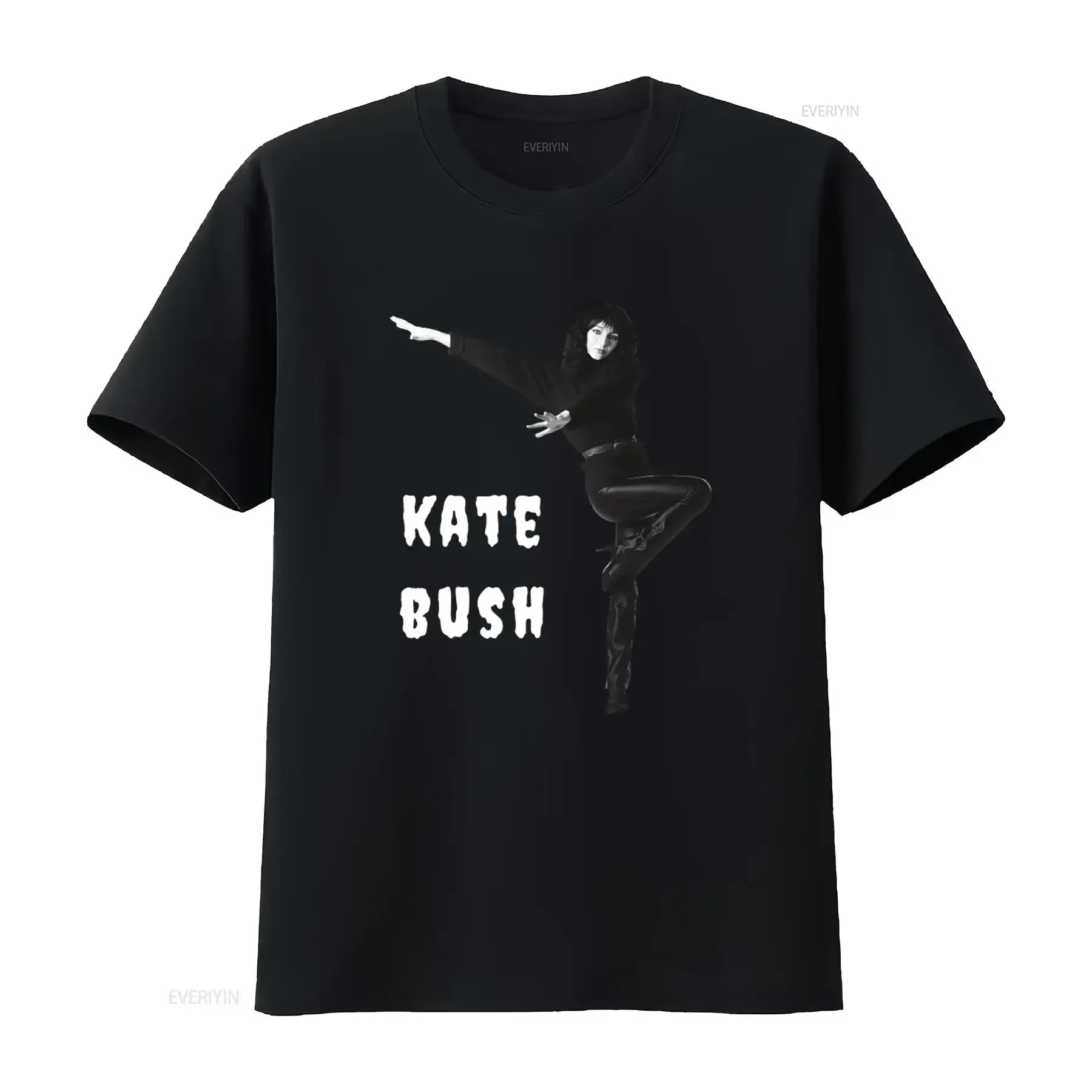 Kate Bush Retro Dance Style T Shirt Vintage Fashion Statement for Women vintage Washed Casual Comfortable designer clothes