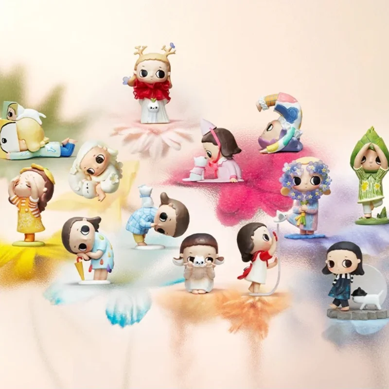 

Pop Mart Nyota I Am The Seasons Series слепая коробка Guess Bag Mystery Box Toys Кукла Милая аниме-фигурка Настольные украшения Подарок