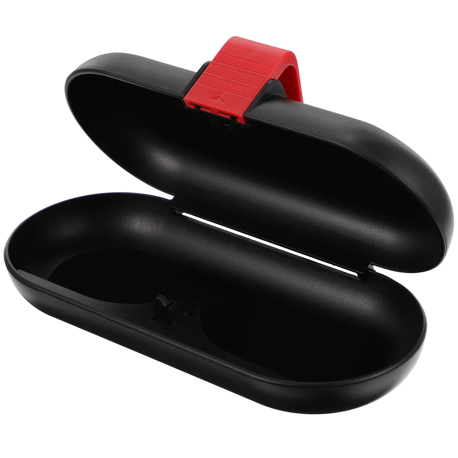 

Car Glasses Case Practical Durable Portable Eyeglasses Holder Shockproof Soft Cushion Sun Visor Sunglasses Storage Box Organizer