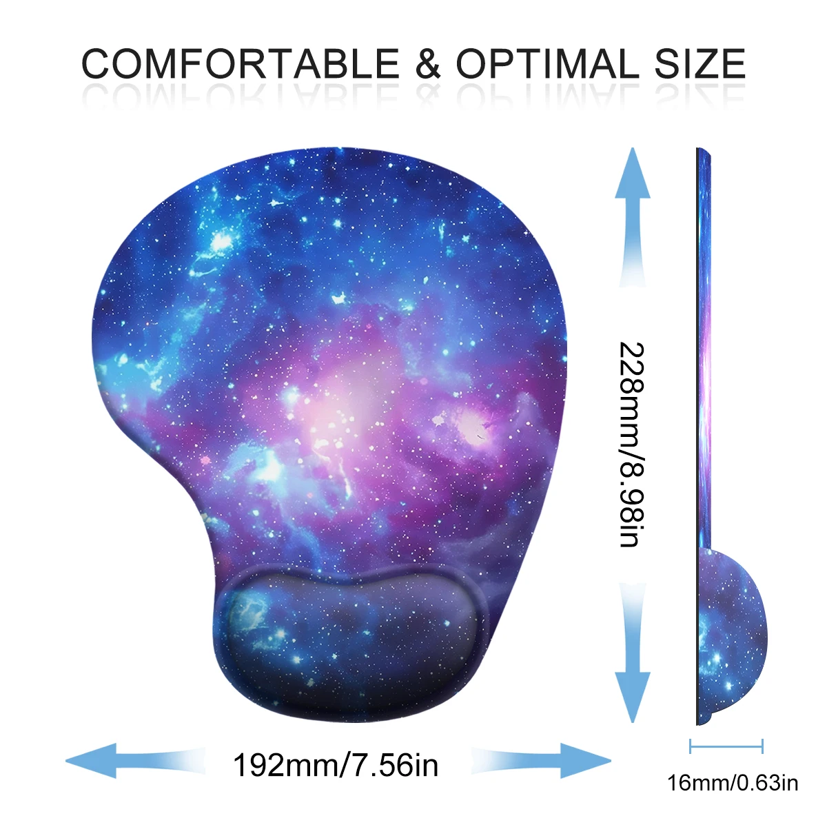 1 шт., коврик для мыши, с принтом неба