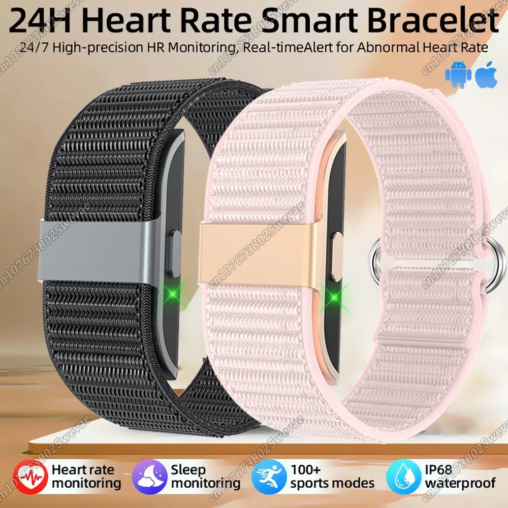 

2026 Smart Bracelet Stylish Lightweight No Screen Sports Tracker Heart Rate Sleep Monitor Waterproof Men Women Smart Watch HT30