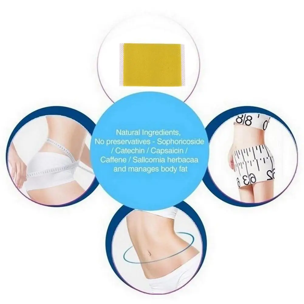 10PCS Lazy Slimming Belly Patch Long-lasting Fat Burning Lose Weight Navel Sticker Herbal Formula No-allergy Slimming Patches view 5