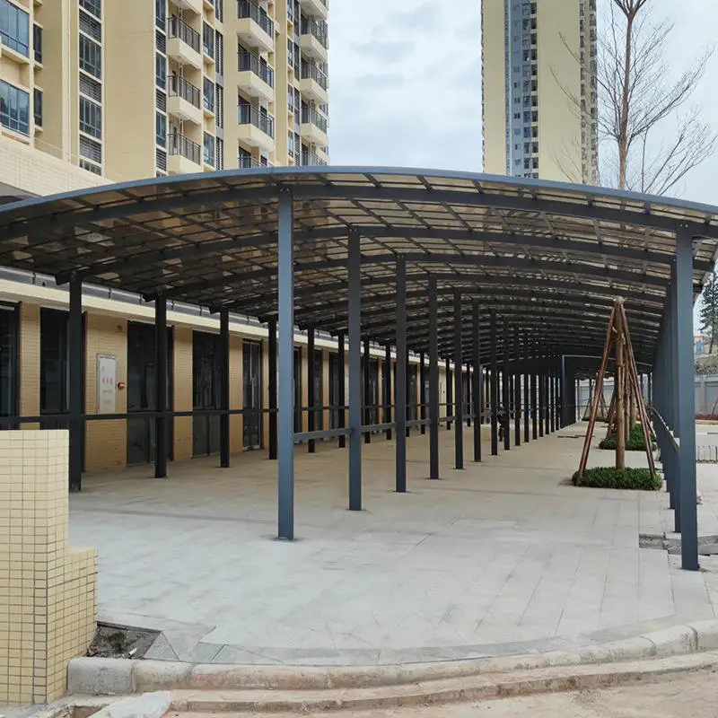 Extra Large Size Outdoor Rainproof Car Parking Hurricane Impact Resistant Aluminum Alloy Acrylic Carport Heavy Duty Car Shelter