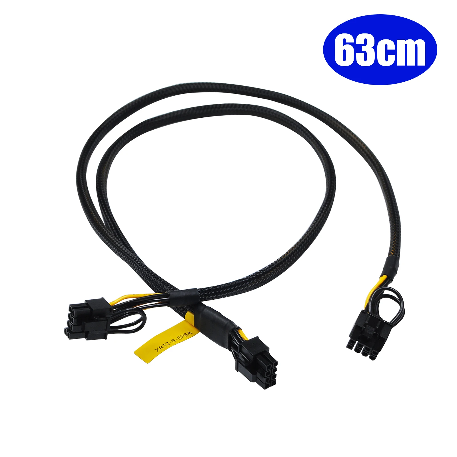 8Pin to Dual 8Pin PCIE GPU Power Adapter Cable For DELL XR12 63CM