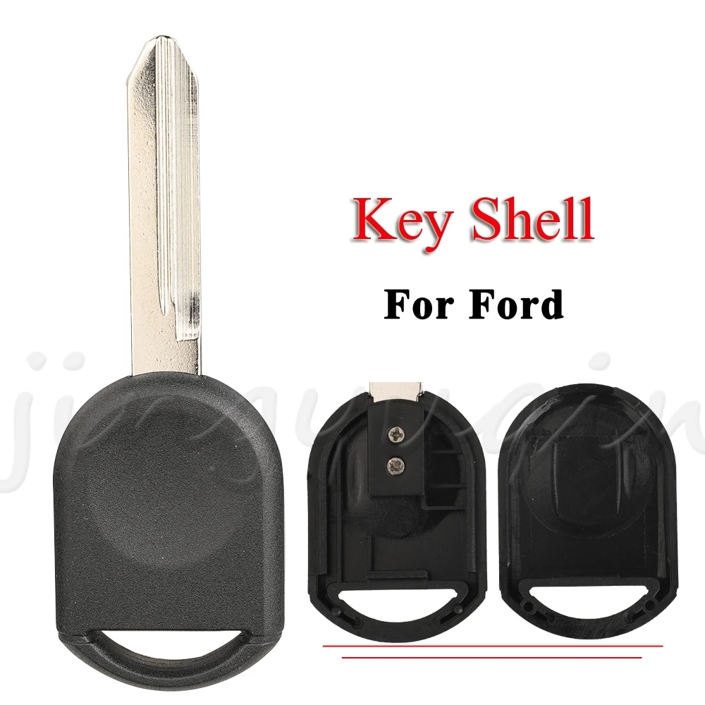 

JYQ Transponder Remote Car Key Shell Case Fob For Ford Escape Kuga Maverick Focus Mondeo F150 Mustang F038 Focus Mercury H75