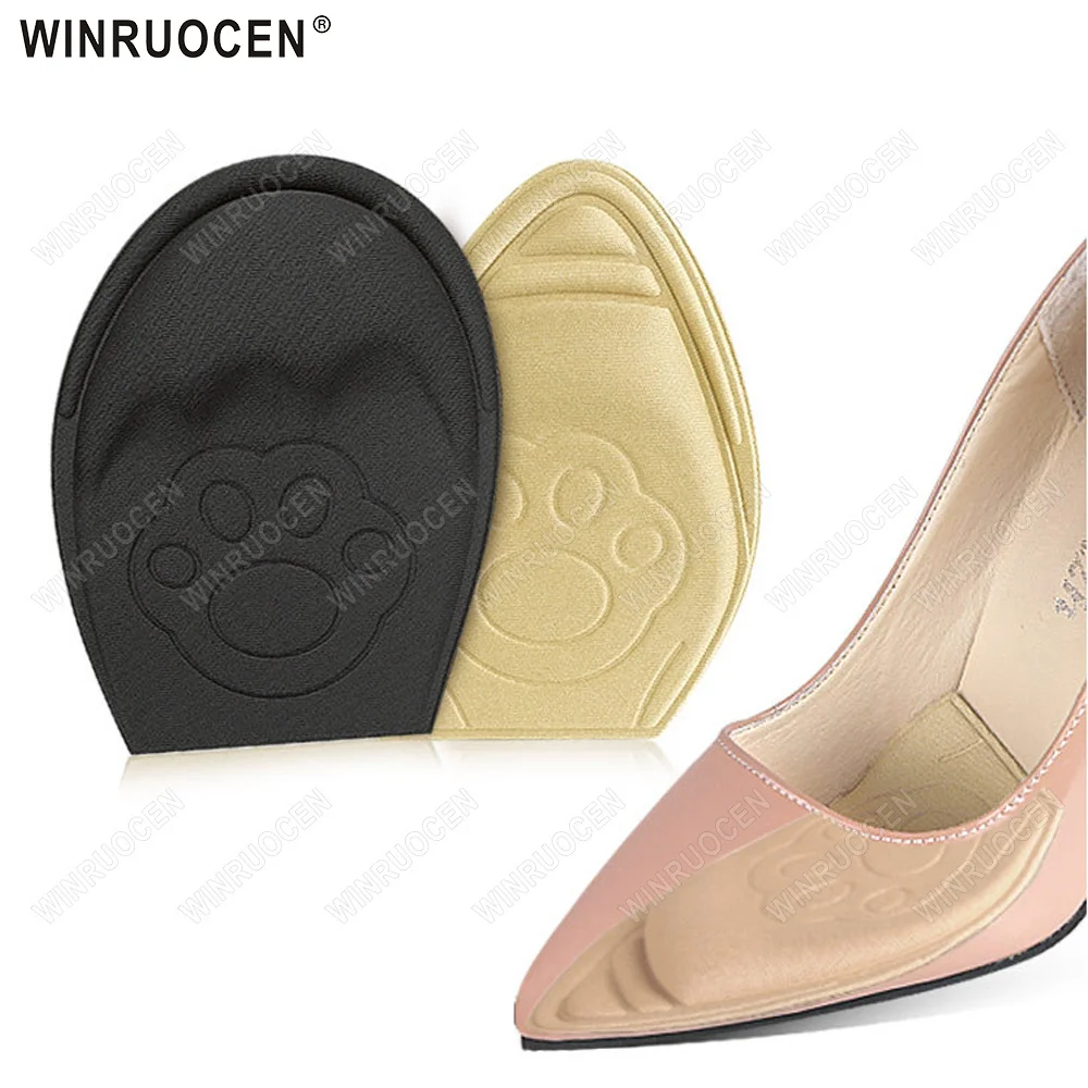 

Forefoot Pad Non-slip Sole Toe Plug Cushion Half Insoles for Shoes Inserts Reduce Shoe Size Filler High Heels Pain Relief Pads