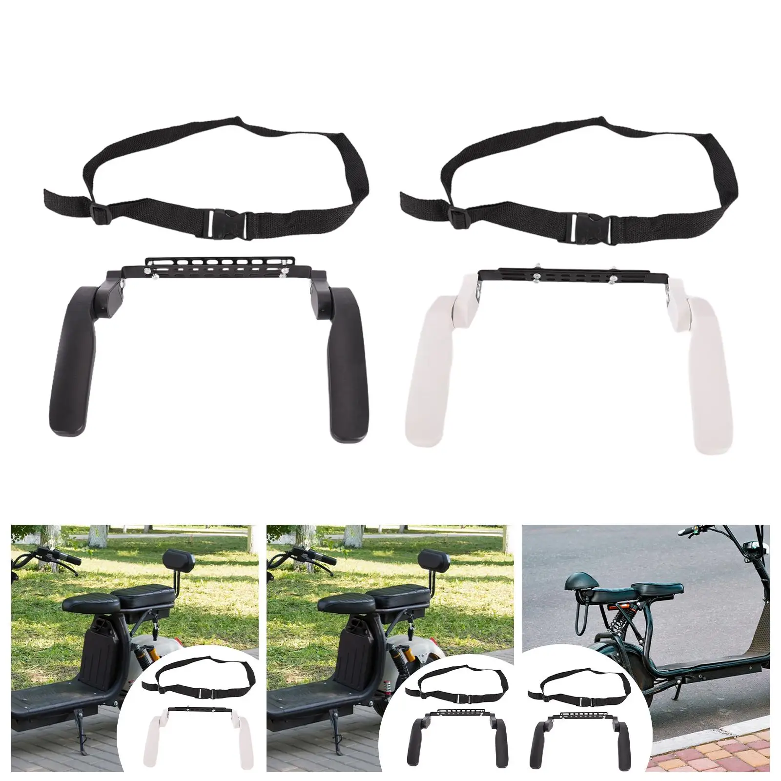 دراجة كهربائية للأطفال مقعد الدرابزين المضادة للسقوط دراجة كهربائية السكك الحديدية الخلفية