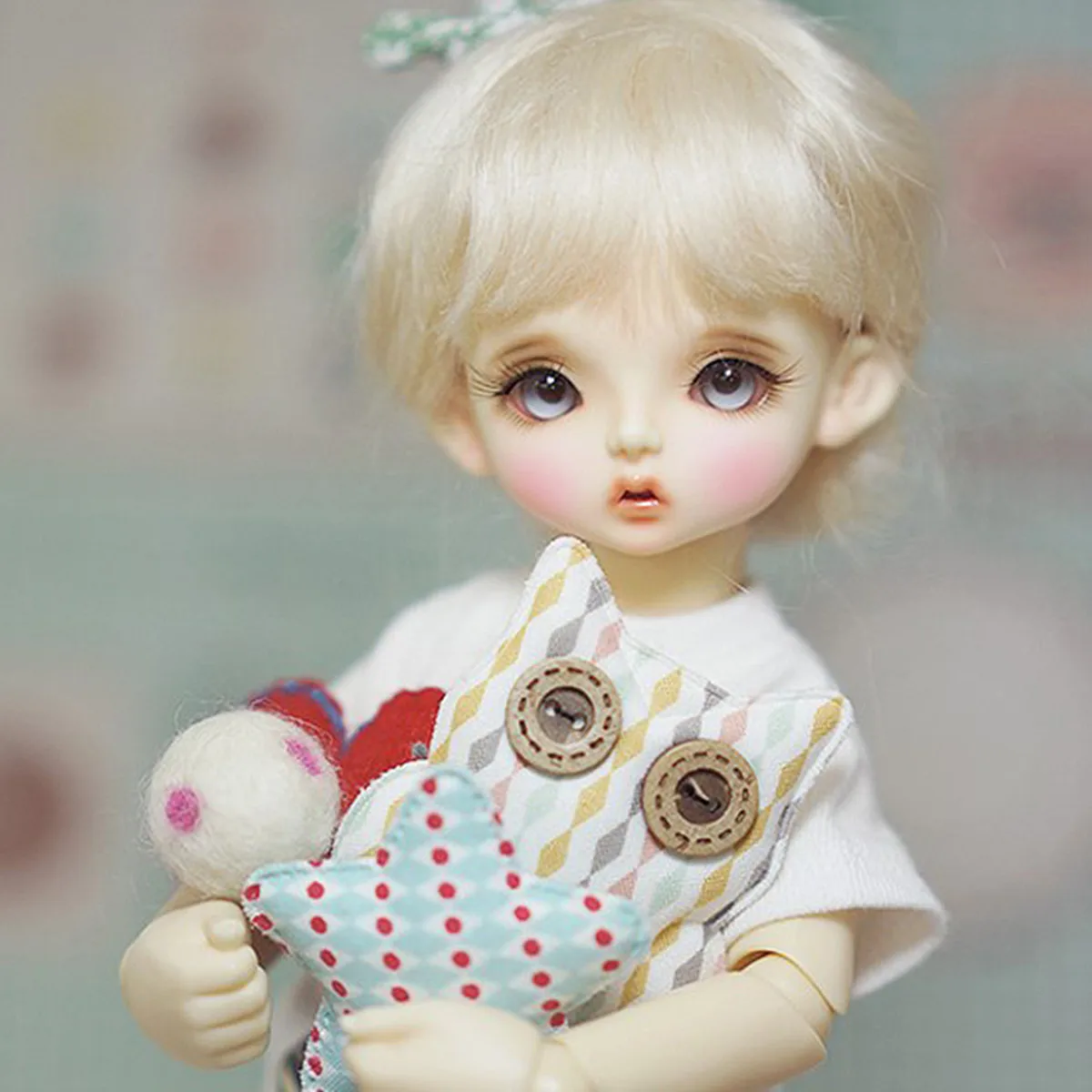 

New 26cm bjd Doll sd Casual Simple Suit 1/6 minutes Mayo Men's and Women's Body Optional Premium resin Gift Spot Makeup