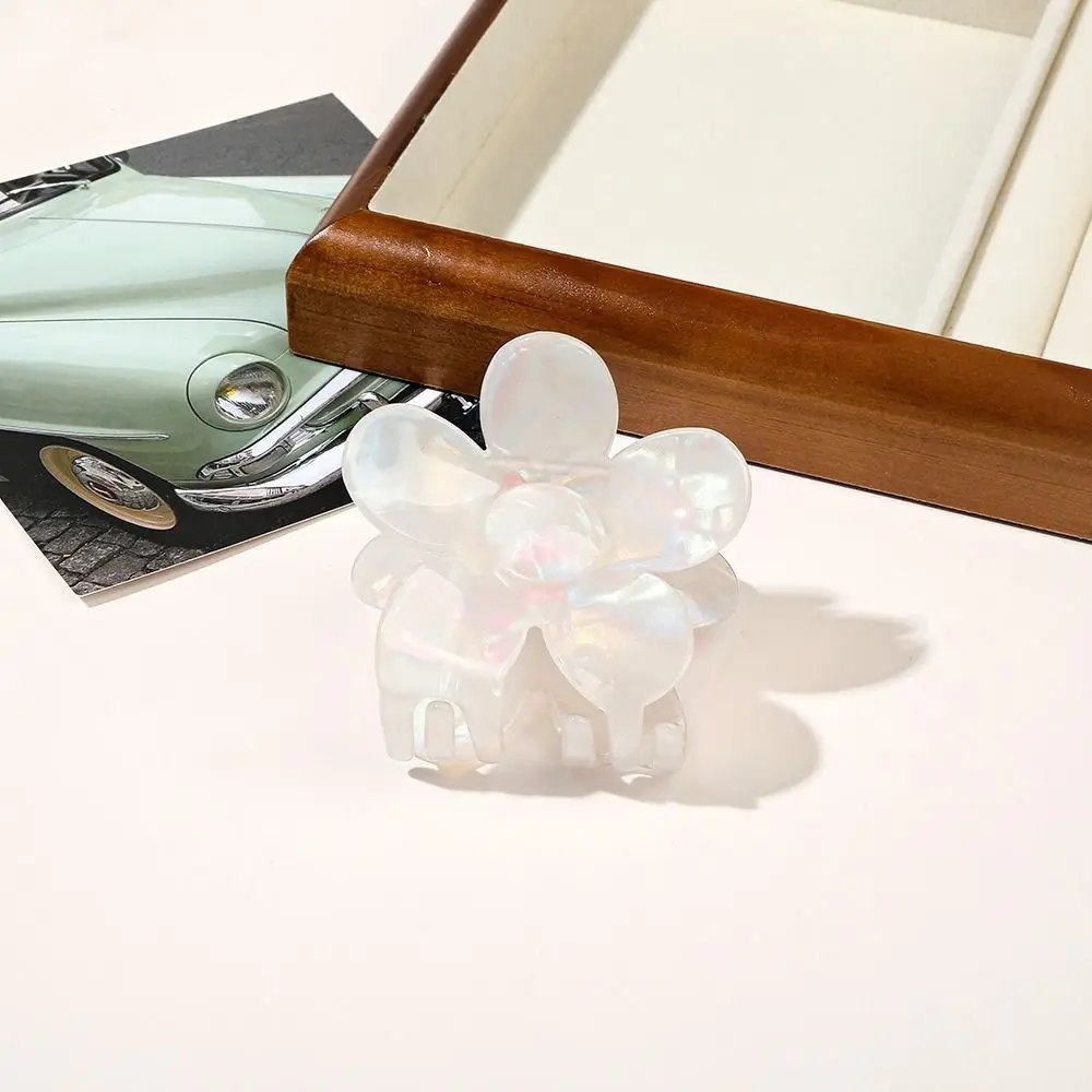 กิ๊บติดผมดอกไม้หลากสีขนาดเล็กสไตล์เกาหลีกิ๊บติดผมดอกไม้ปูเครื่องประดับผมกิ๊บเรขาคณิตกิ๊บฉลามหญิง