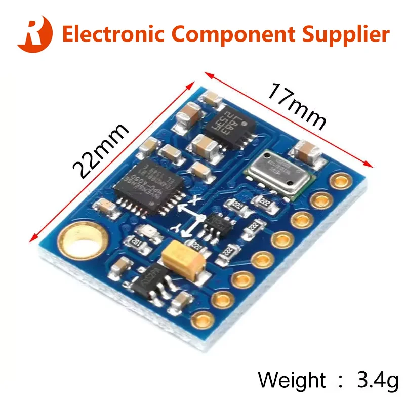 Brand New GY-86 10DOF Sensor MS5611 HMC5883L GY 86 MPU6050 Module IC IC2 MWC Flight Control Board 3-5v MS5611-01BA03 QFN-8