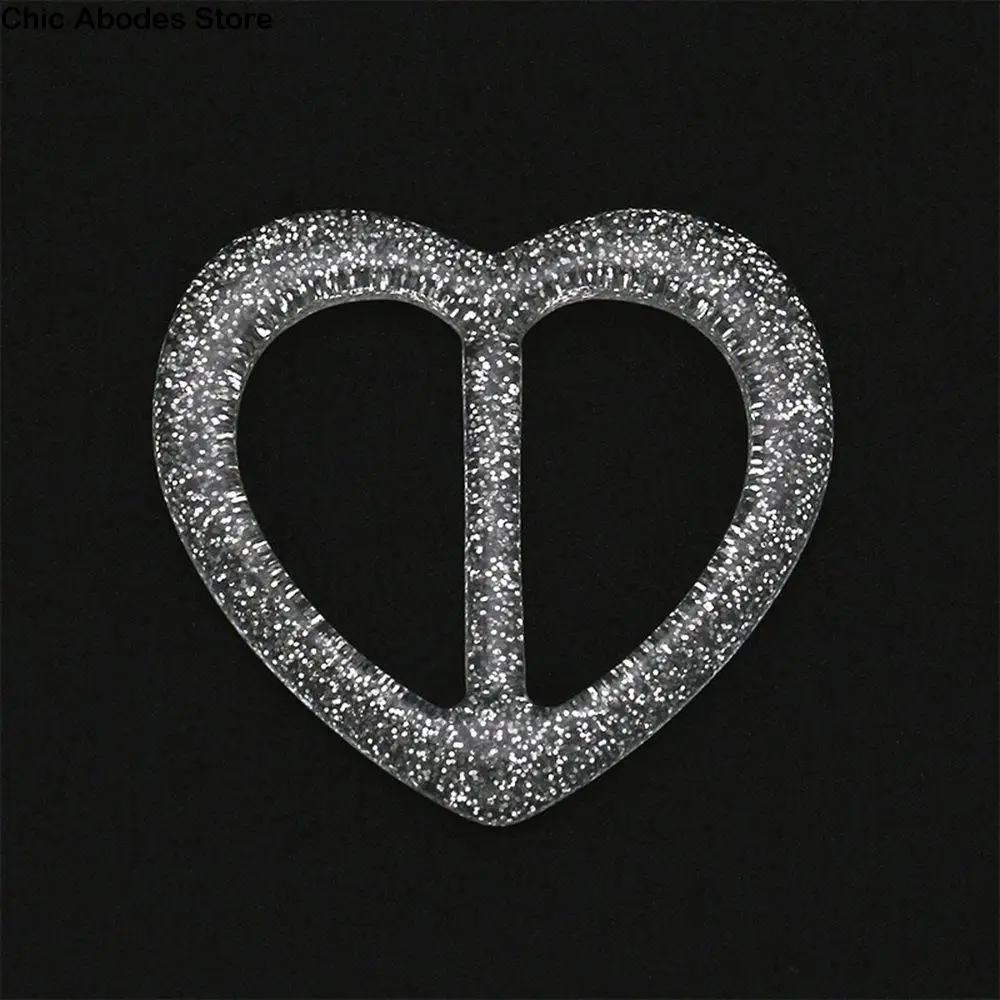 

Simple Clothes Clip Clothes Decoration Round Garment Accessories Heart Scarf Buckle T Shirt Clips Resin Garment buckle