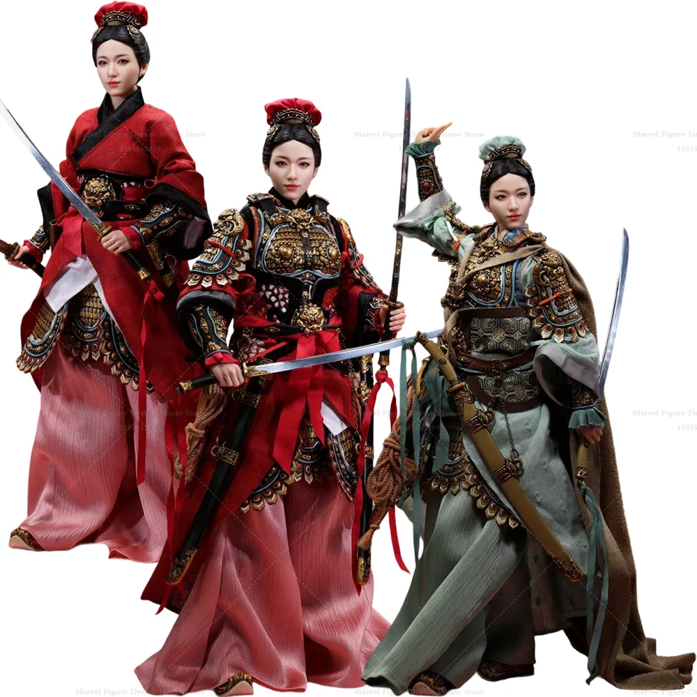1/6 Maßstab Yizhang Qing Hu San Niang Kampfkunst 12-Zoll Komplettset Actionfigur Soldat Höhe 32CM Mr.Z X DING TOYS DT003 A/B