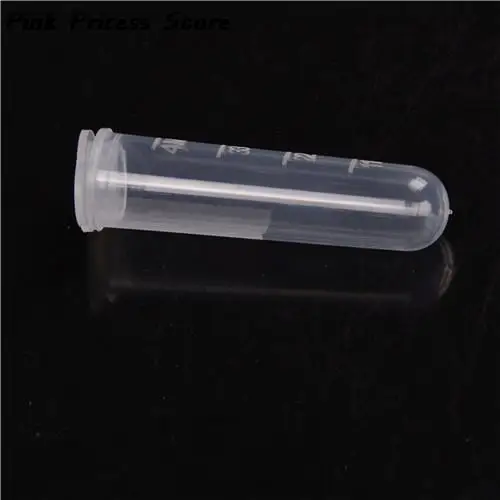 30Pcs 5ml Plastic test tubes with clear scale centrifuge tube with lip with Graduation EP tube