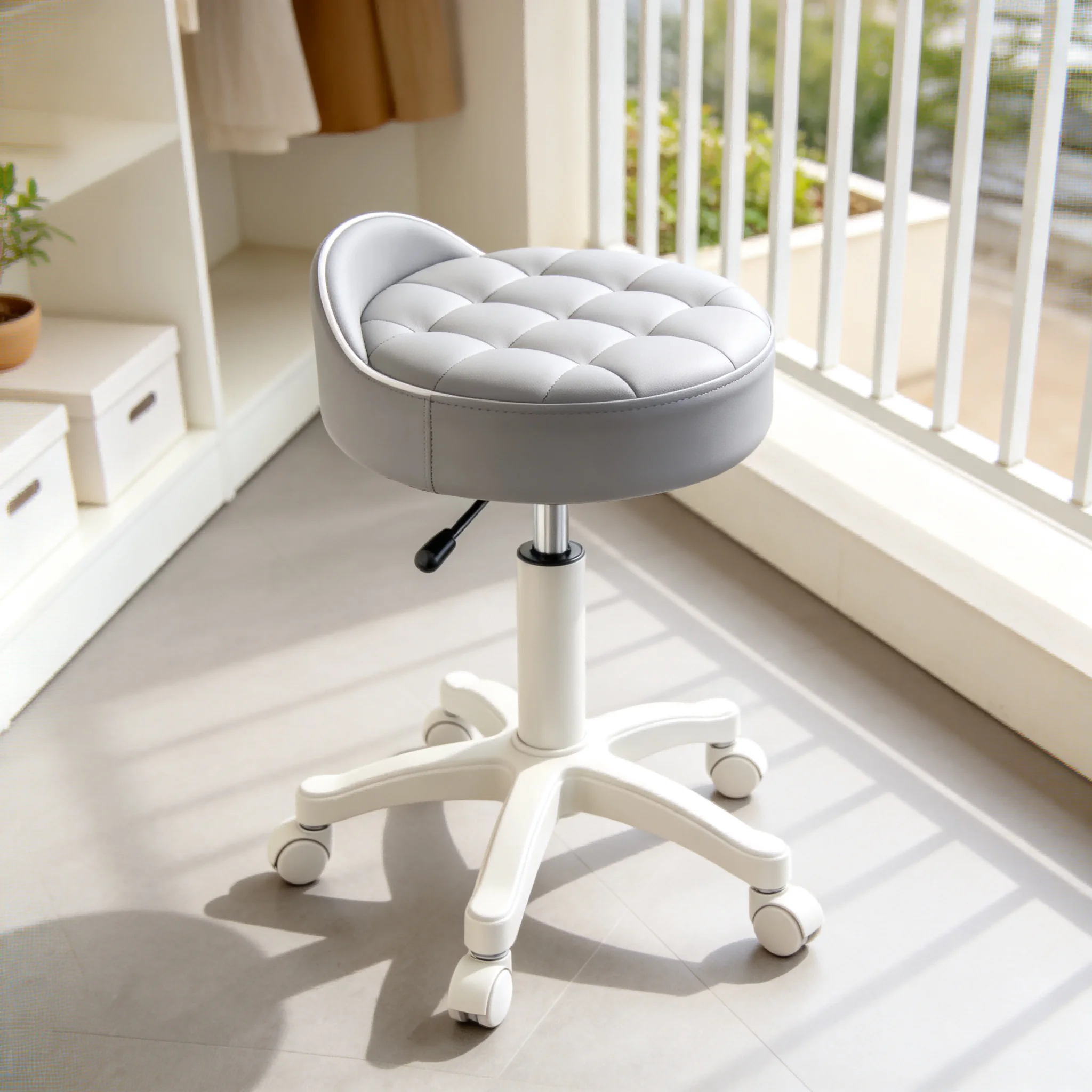 AOLIVIYA Professional Hairdressing Stool Swivel Lift Makeup Master Stylist Salon Barber Chair Beauty Manicurist Nail Chair