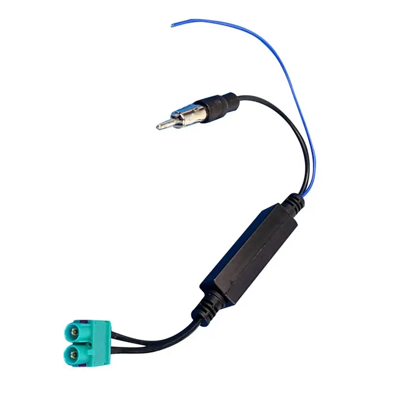 A21E-Double Fakra Car Radio Antenna Adapter Fakra Plug Vehicle Aerial Stereos FM Navigation Connector Cable