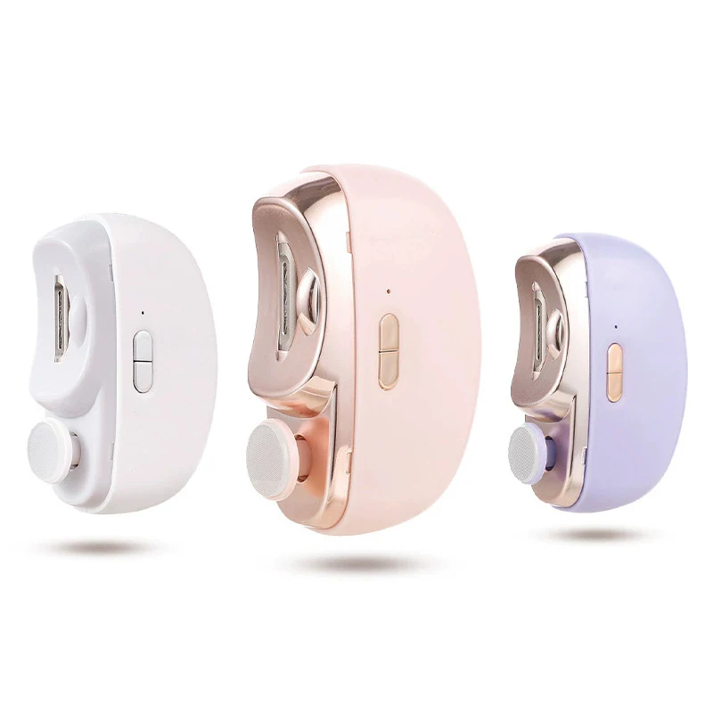 ‌Electric Nail Clipper Safe Nail Grinder with Auto-Stop Function Portable Nail Grooming Tool for Manicure Pedicure