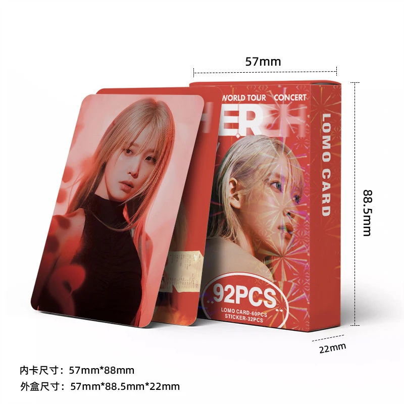 92pcs/set KPOP Small Card IU Album Greeting Card LOMO Card Lee Ji Eun Photo Card Mini Sticker Double Sided Postcard Girl Gift