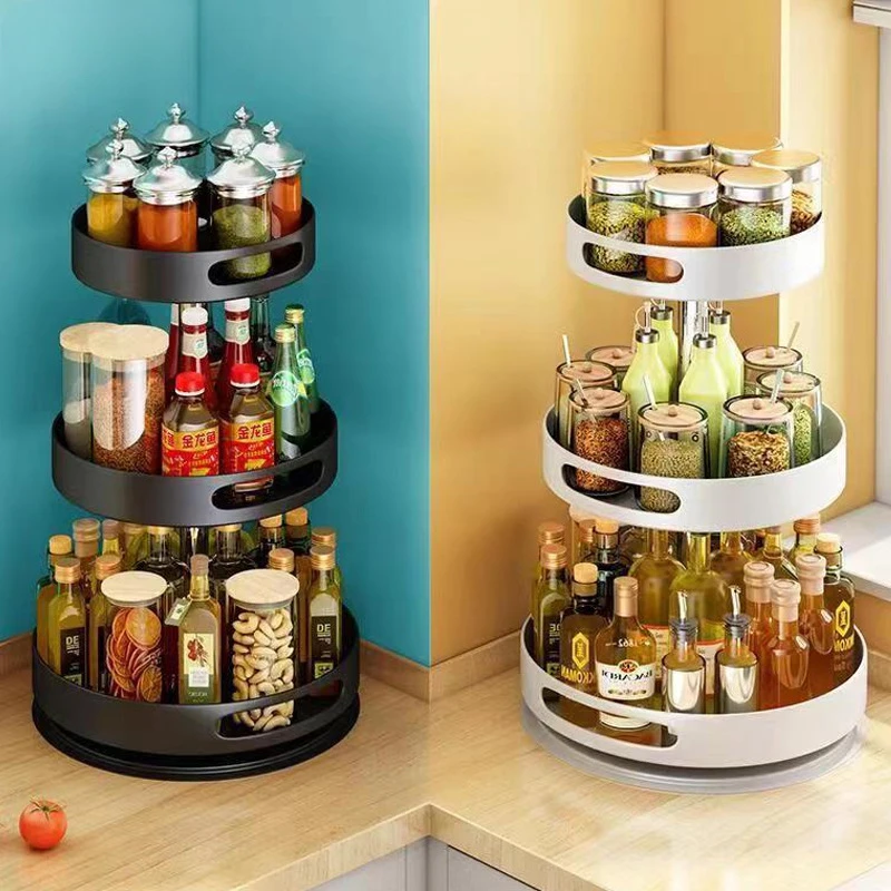 

Wholesale Kitchen Storage Rack, Rotating Seasoning Storage Rack, Seasoning Corner Dedicated Rack, Storage Box Rack