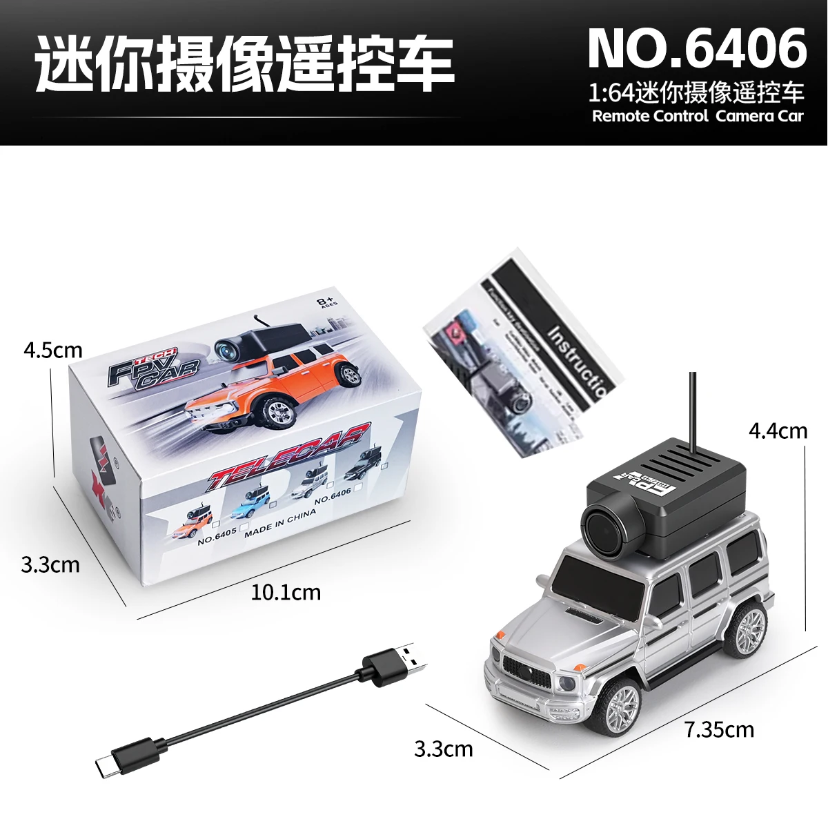 WLtoys 6405 6406-C Afstandsbediening Camera Auto Met FPV View 720 P Video APP Controle VR Functie 2.4G WiFi RC Drift Auto Schaal 1:64