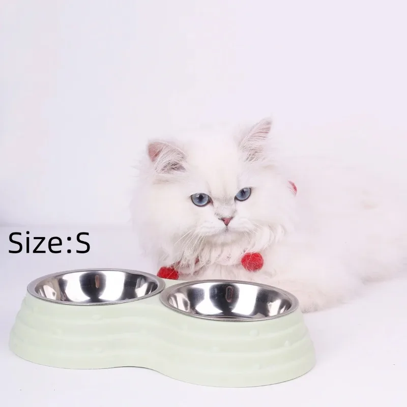 قطعة واحدة من وعاء الحيوانات الأليفة من الفولاذ المقاوم للصدأ للكلاب والقطط، مناسب للكلاب الصغيرة والكلاب المتوسطة والكلاب الكبيرة