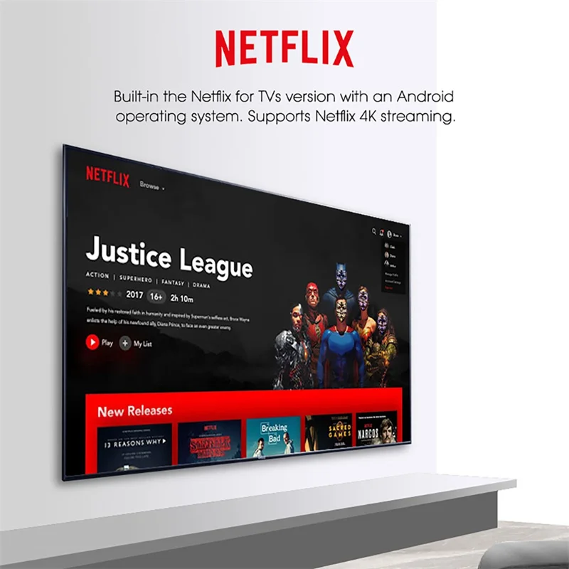 2025 Android TV Box Amlogic S905X2 Google معتمد Netflix 4K USB3.0 LAN 5G WiFi Dolby Atmos Audio Midea Player TV BOX