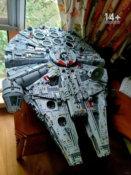 Bandai 2026 NOWOŚĆ 75192 Millennium Falcon Luksusowa Edycja Premium Klocki Konstrukcyjne Star Wars Dekoracja Zabawka Prezent dla Fanów i Dekoracja Domu