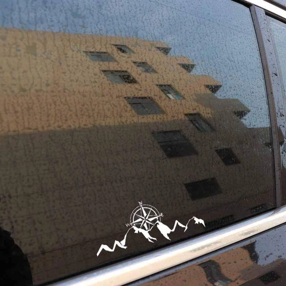 

For stickers Vinyl Car Bumper Sticker mountain compass pattern 14.7 cm x 6.2