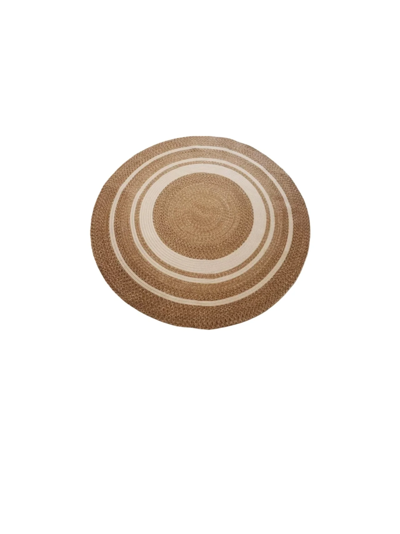 

round Polypropylene Woven Carpet Living Room Large Rug Floor Mat Dining Pad Simple Sle Vacuum Cleanable Cusizable Handmade