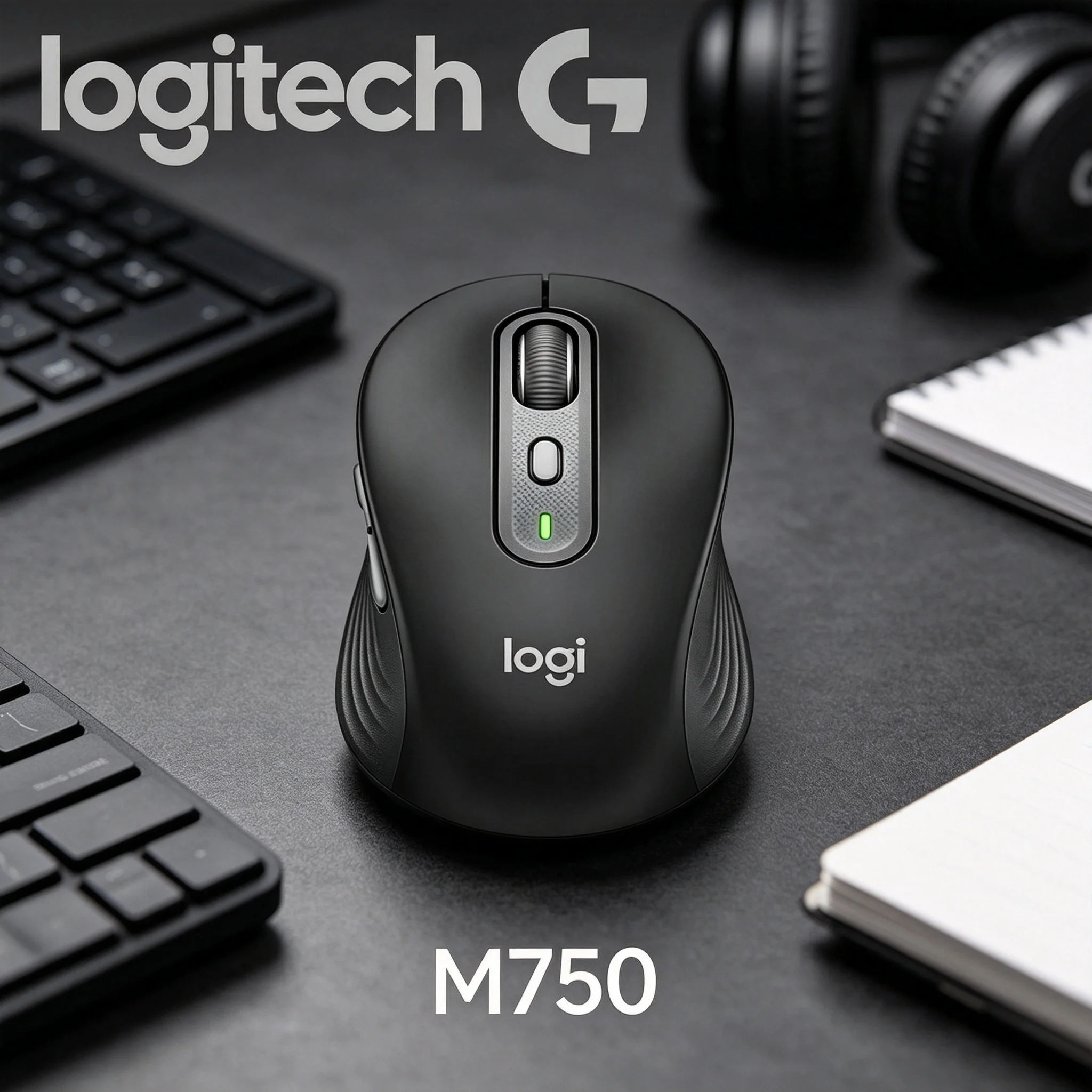Logitech M750 Durable Shell Wireless Bluetooth Mice Wear‑Resistant Material For Daily Frequent Office Click Operation