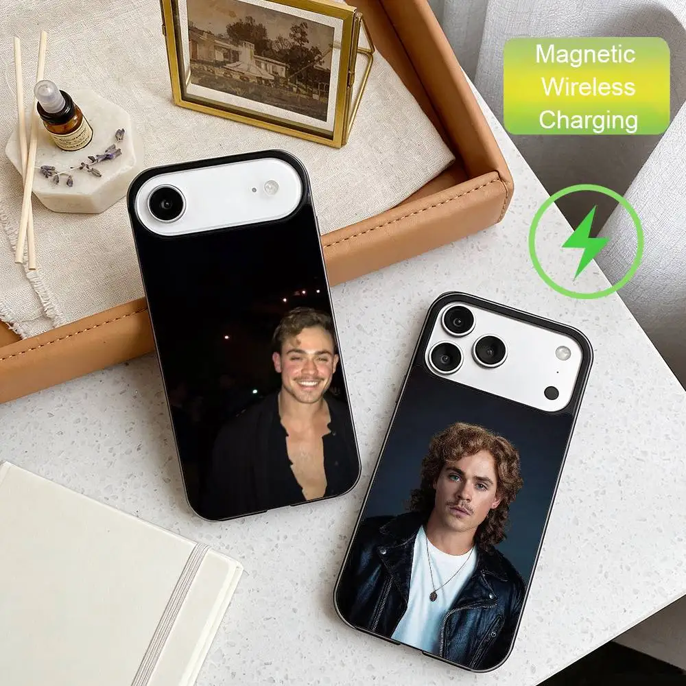 

Чехол для телефона в стиле ретро 80-х Dacre Montgomery для iPhone 17, 16, 15, 14, 13, 12, защитный чехол с беспроводной зарядкой, мягкий чехол