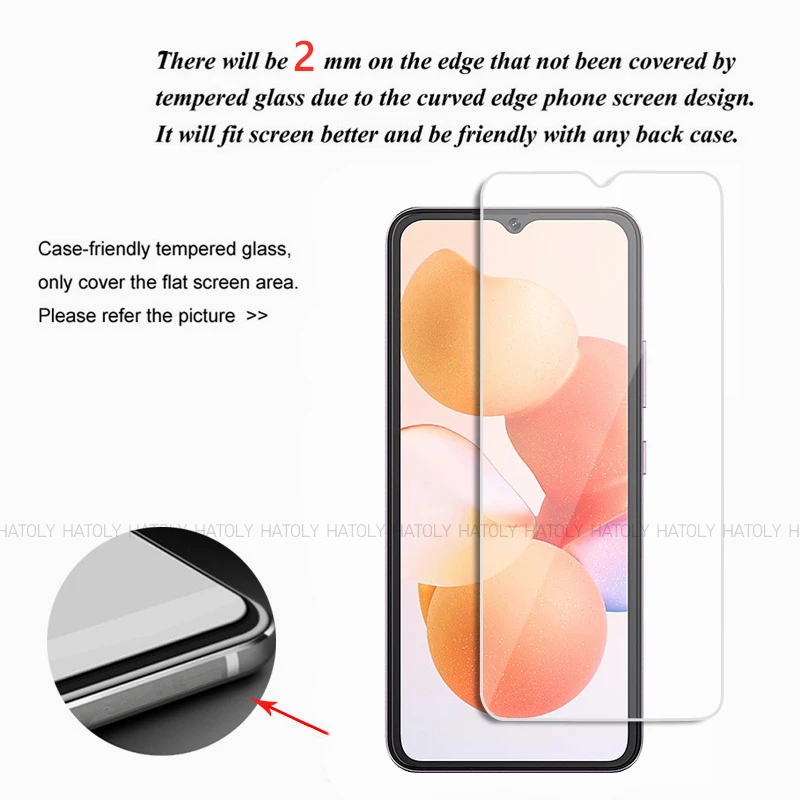 2/4PCS Screen Protector For Cubot A10 Tempered Glass Cubot A10 Full Glue Cover Protective Phone Film Screen Glass For Cubot A10