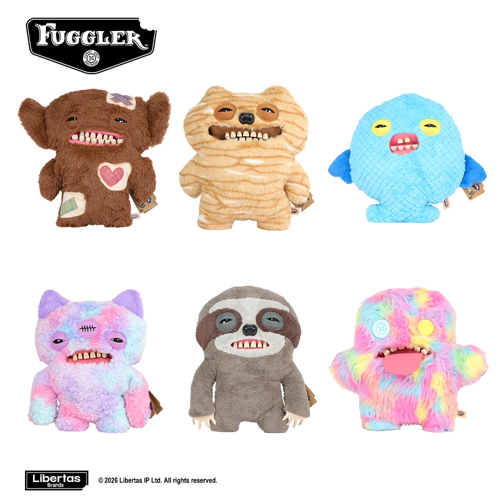 BIGGER FUGG Original Fuggler Plüsch-Stofftier Großer Traum-Schatz Faultier-Monster 35-38cm Kuschelkissen Plüsch-Spielzeug Geschenk
