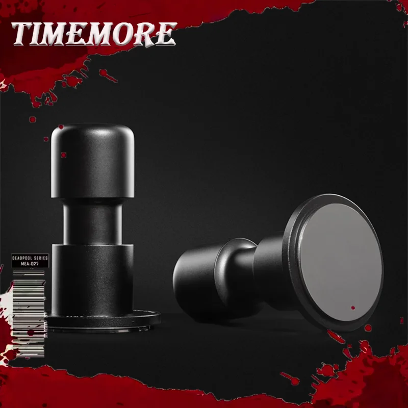 

Ударный темпер для кофе Timemore Obsidian, кофемашина для эспрессо, ручной молоток для порошка, 58,4 мм, автоматический инструмент с плоским дном