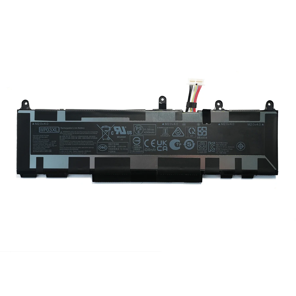 WP03XL 11.58V 51.3Wh 4249mAh Laptop Battery For HP EliteBook 830 835 840 845 860 865 G9 G10 x360 1040 G9 G10 Split X2 13-M00