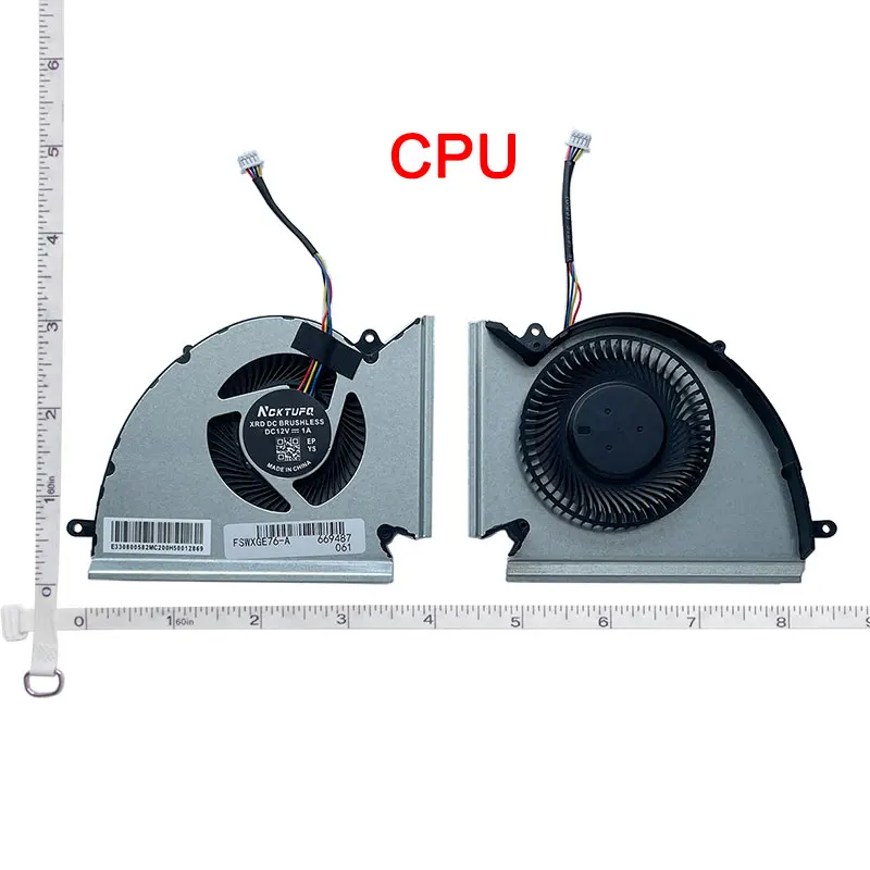 New CPU GPU Cooling Fan For MSI GP76 GE76 WE76 PABD1A010SHL N451 N452 MS-17K3 17K2 17K1