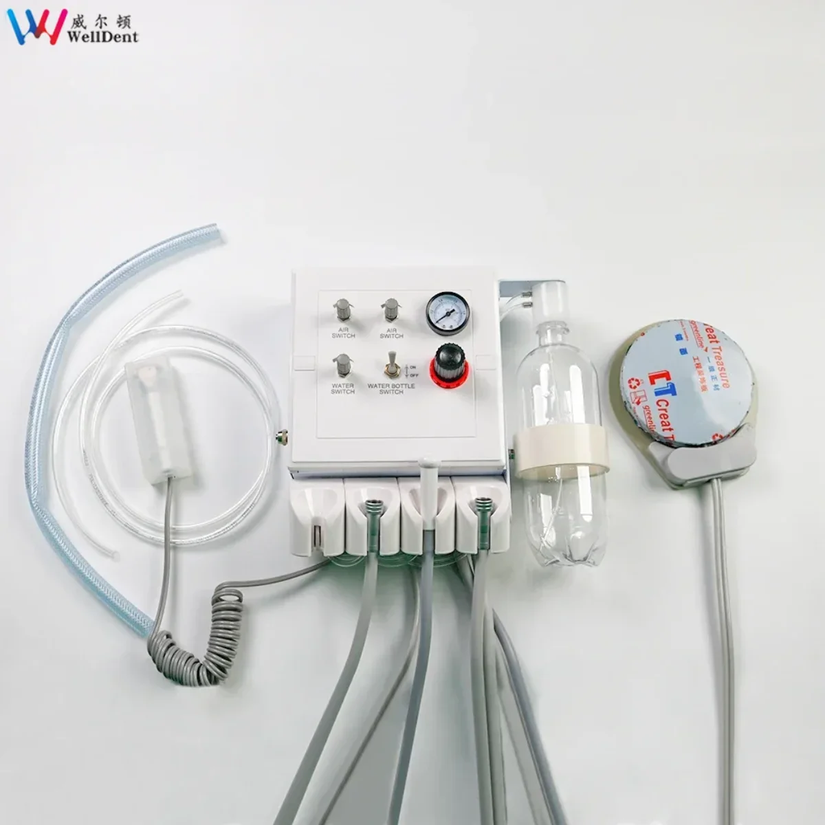 Professional Lab Turbine Delivery Unit 2 or 4 Holes Mobile Tube Wall Mounted for Air Compressor
