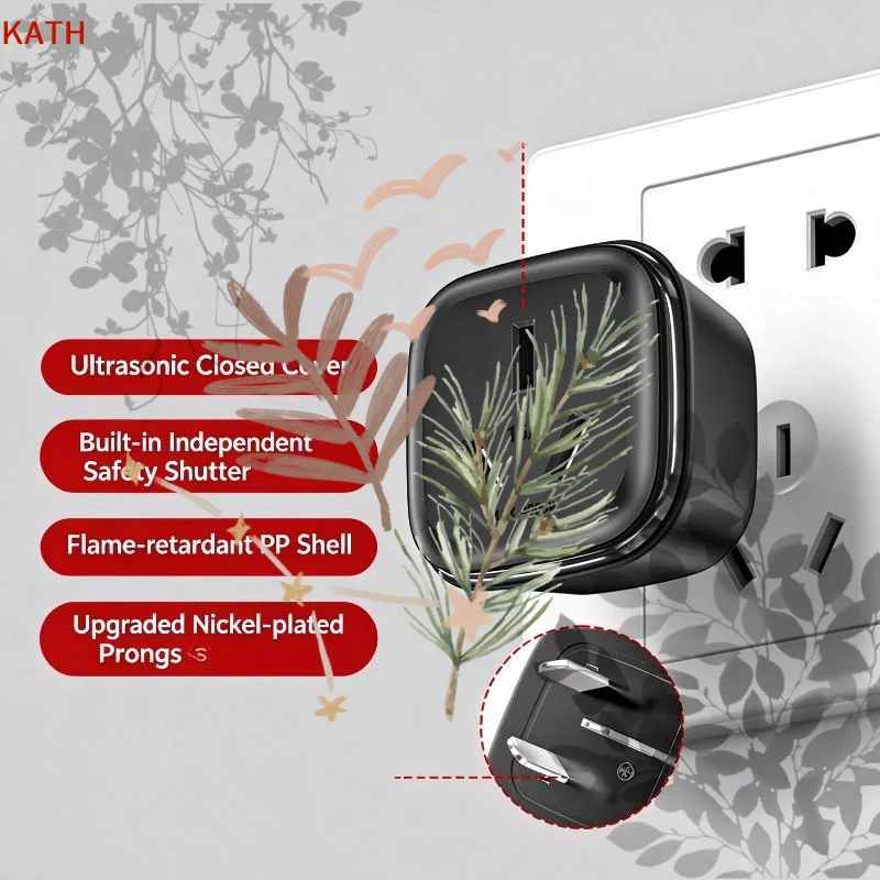 10A to 16A Power Plug Adapter, Flame-retardant PP 4000W Adapter for Home AC and Water Heater Use