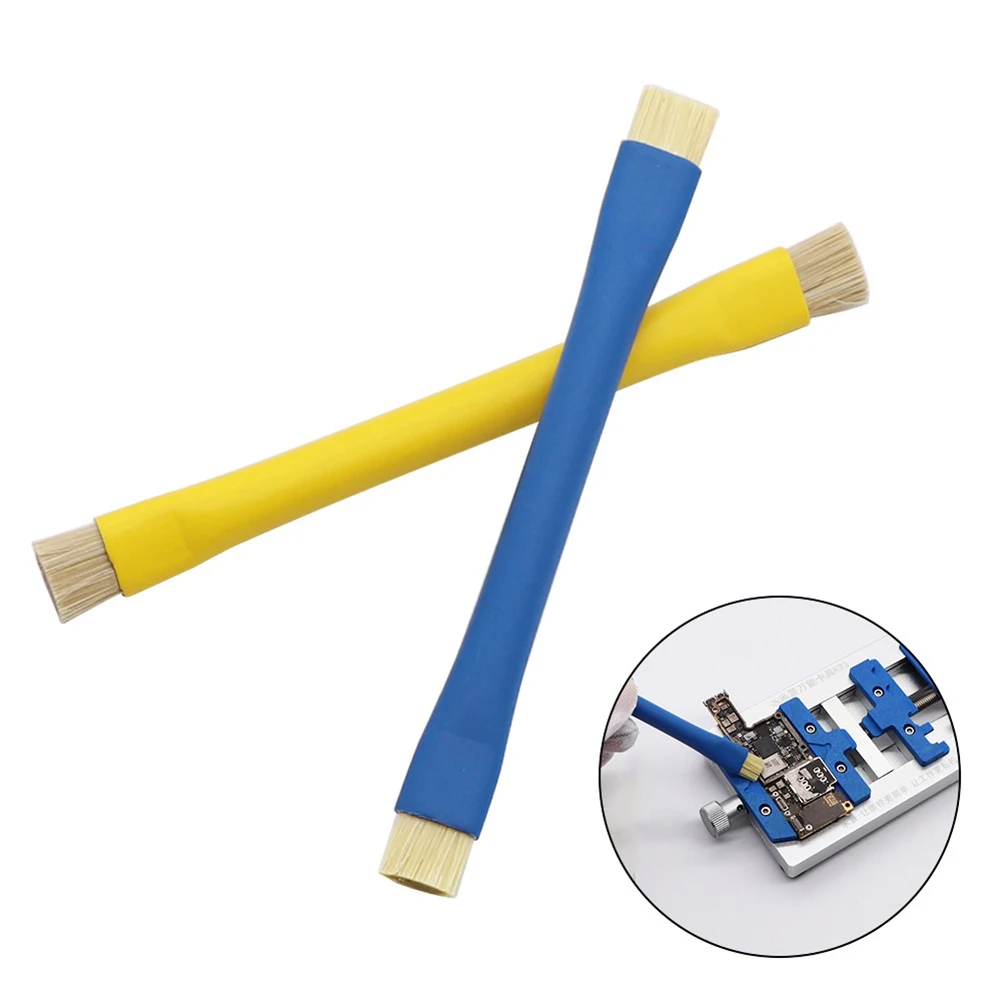 1/2 Stück Doppelkopf-Isolationsbürste Reinigungsbürste für Telefon, Computer, Tastatur, Tablet, PCB-Reinigung, Reparaturwerkzeuge