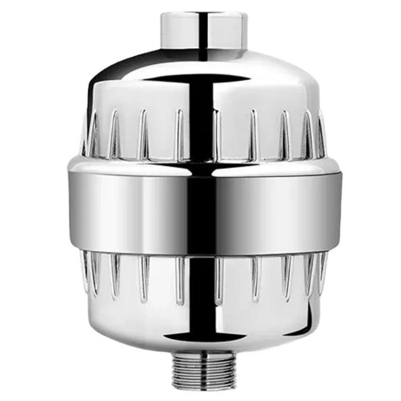 15-20 عالية الطاقة دش المياه فلتر معدني ثقيل تنقية المياه الصلبة الكلور والفلور إزالة تصفية فلتر الدش الرأسي #4