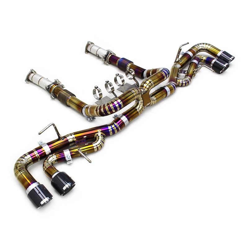 Custom Catback Exhaust Exhauster For Chevrolet CORVETTE C8 6.2L 2019-2025 Supersport Titanium X Pipes Muffler Exhaust System
