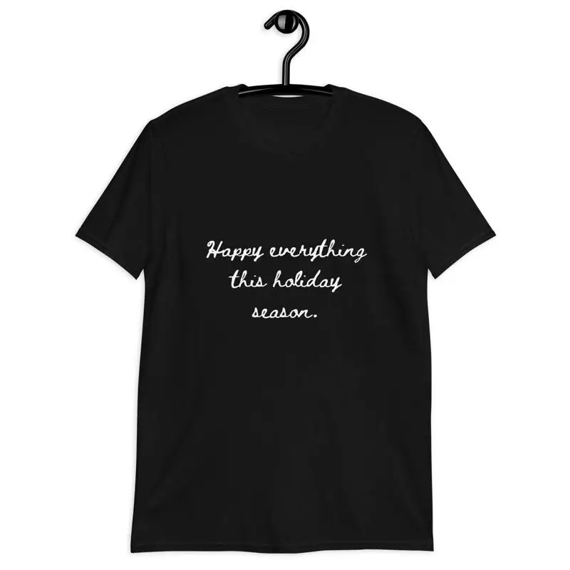 

Holiday Greeting 2023 Cursive Letters Classic Fit T-Shirt