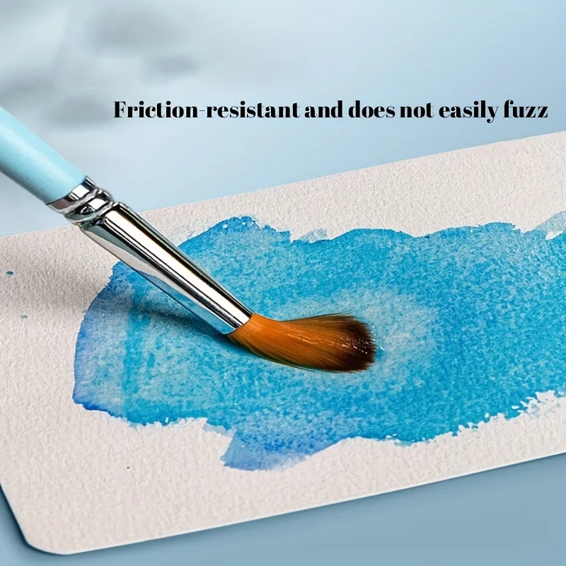 50 Stück Premium-Aquarellpapier, Kunsthandwerkpapier mit doppeltem Verwendungszweck, dickes Skizzenpapier, zum Aquarellmalerei, Zeichnen, Skizzieren – Detail 1