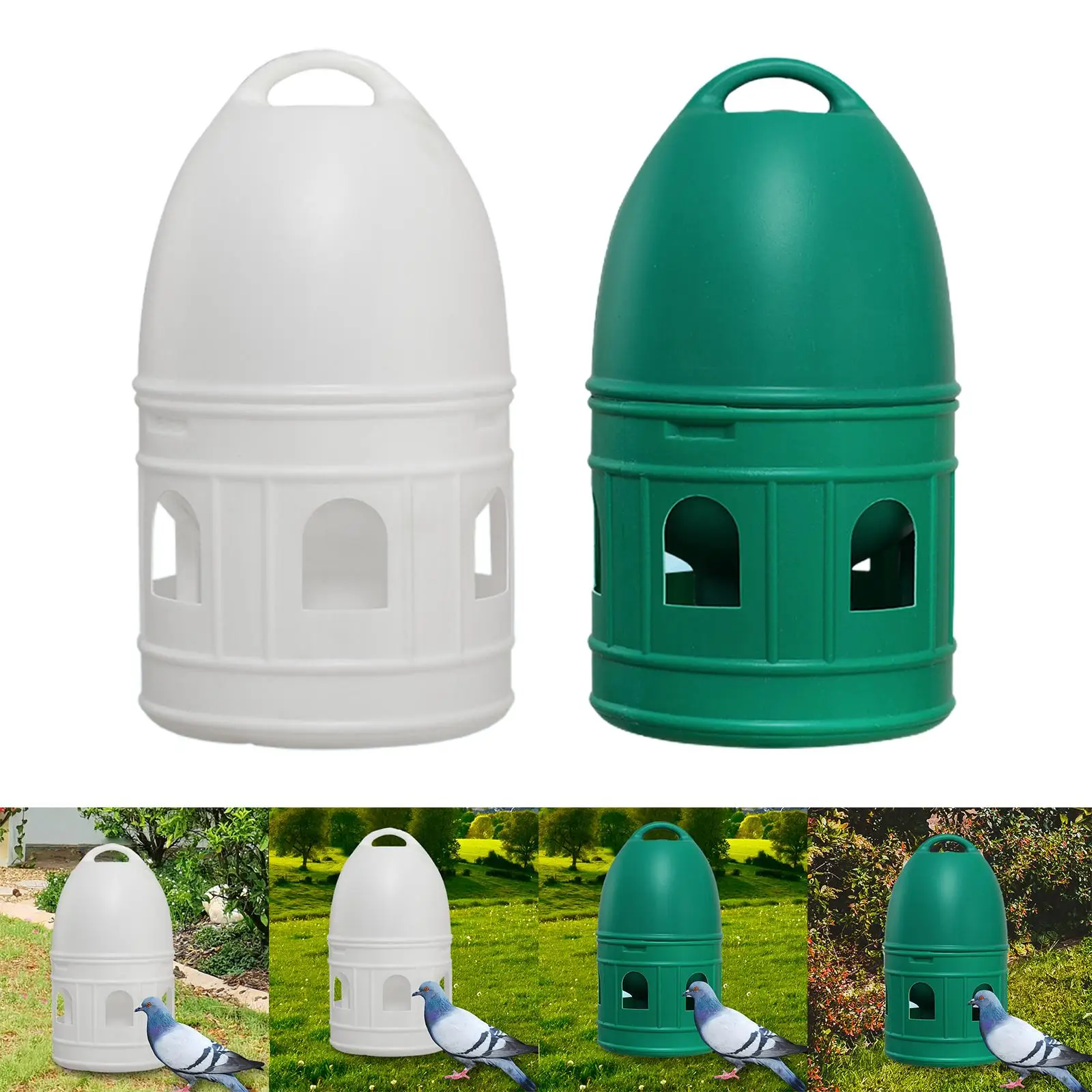 

Pigeon Water Dispenser Automatic Feeder Large Capacity Bird Feeding Drinker for Duck