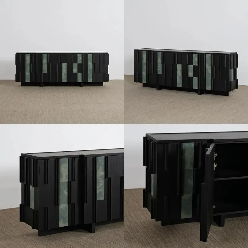 Factory direct sales medieval style personalized side cabinet design locker Italian simple porch cabinet can be